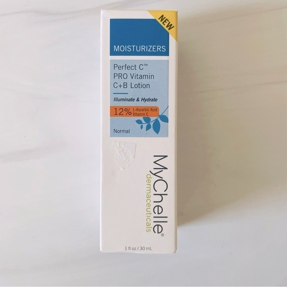MyChelle Perfect C Pro Vitamin C+B Lotion- 12% L-Ascorbic Acid Vitamin C - Picture 1 of 6